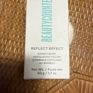 Beautycounter Reflect Effect BambooBuff Exfoliating Polish - Turquoise & White
